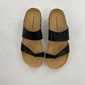 Lucky Brand Women's Harribel Sandal Black 8.5 M